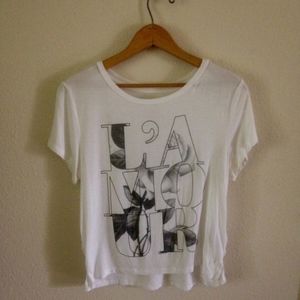 American Eagle Graphic crop top